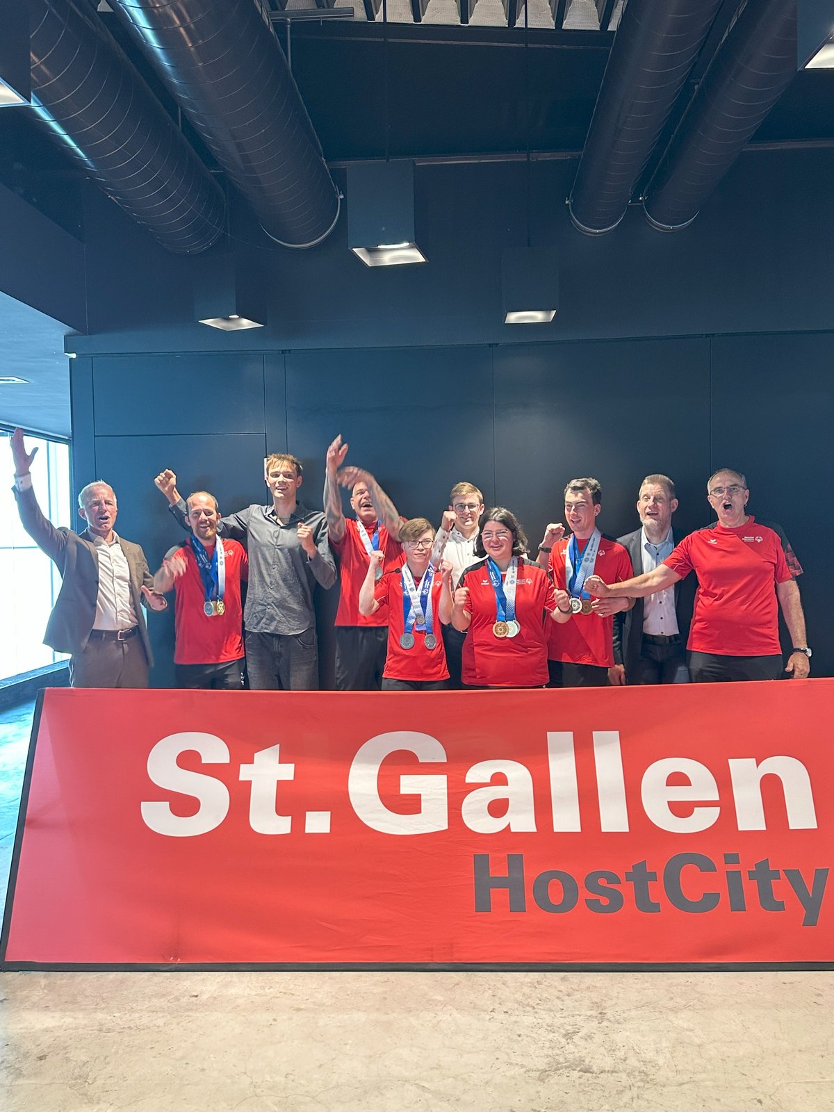 Sportler-Empfang in St. Gallen