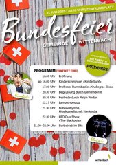 Wittenbacher Bundesfeier mit frischem Wind und neuen Highlights