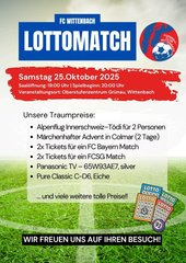 Lottomatch des FC Wittenbach am 25. Oktober