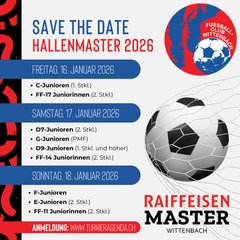 Raiffeisen Master in Wittenbach: Jetzt anmelden