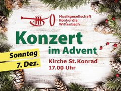 Adventskonzert: Konkordia Wittenbach verzaubert St. Konrad