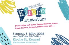 Wild, frech, wunderbar: Kirche Kunterbunt lädt ein