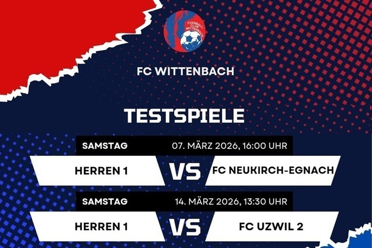 FC Wittenbach: Letzte Testspiele vor Rückrundenstart