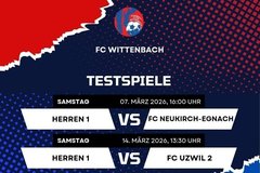 FC Wittenbach: Letzte Testspiele vor Rückrundenstart