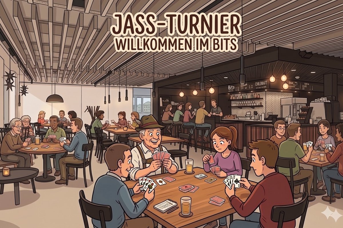 Trumpf, Unenufe oder Obenabe? Jass-Nachmittag im Bits