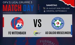 Heimspiel im Grüntal: FC Wittenbach empfängt Calcio Kreuzlingen