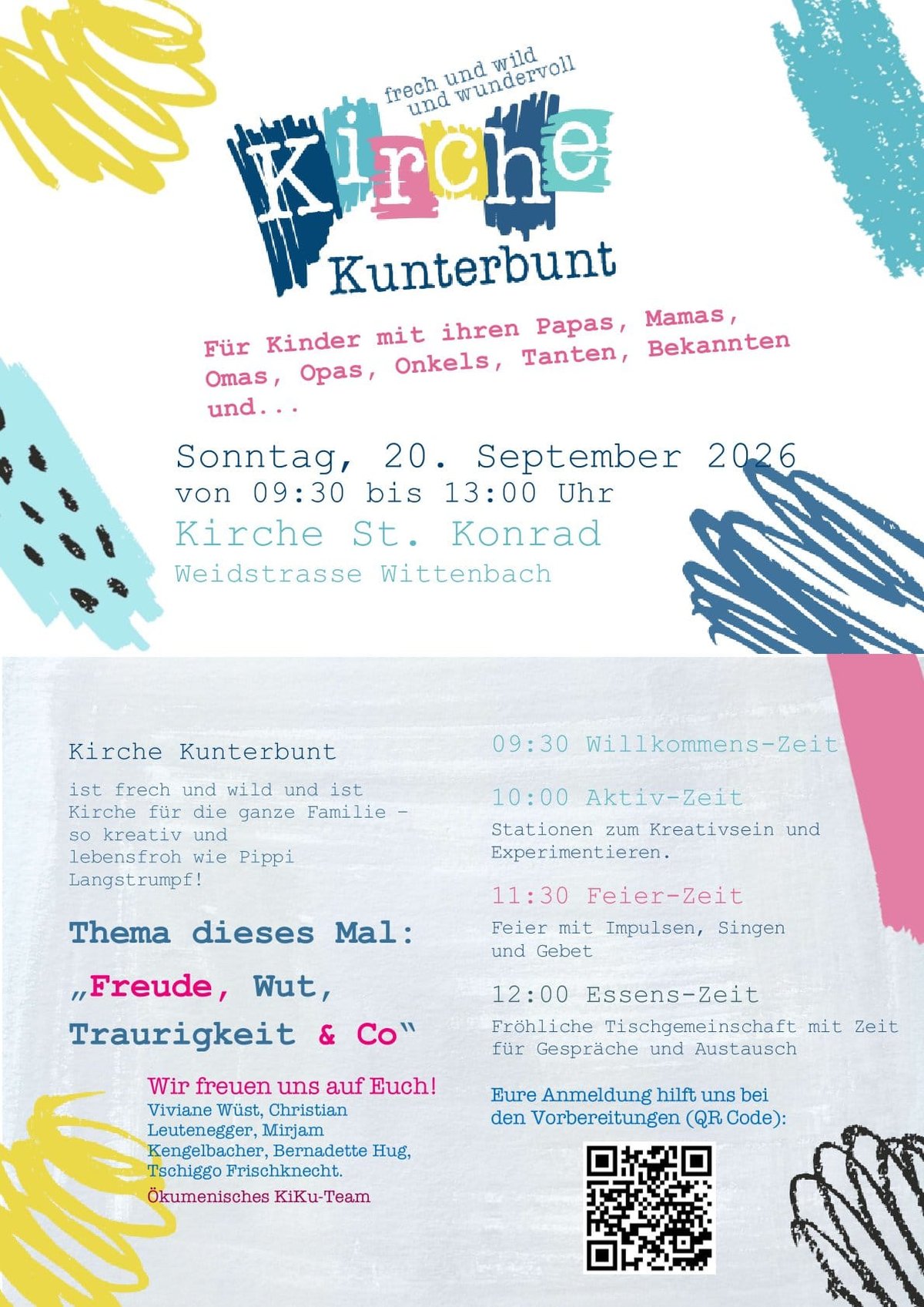 Kirche Kunterbunt in Wittenbach: Ein Fest der Gefühle
