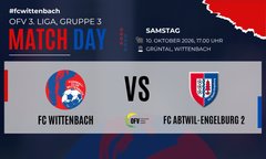 FC Wittenbach empfängt FC Abtwil-Engelburg 2  am OLMA-Samstag im Grüntal