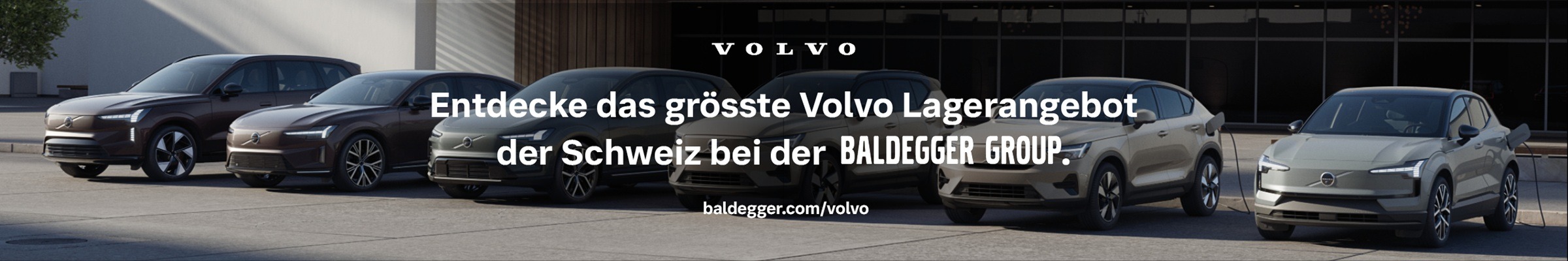 Entdecke das grösste Volvo Lagerangebot der Schweiz bei der BALDEGGER GROUP.