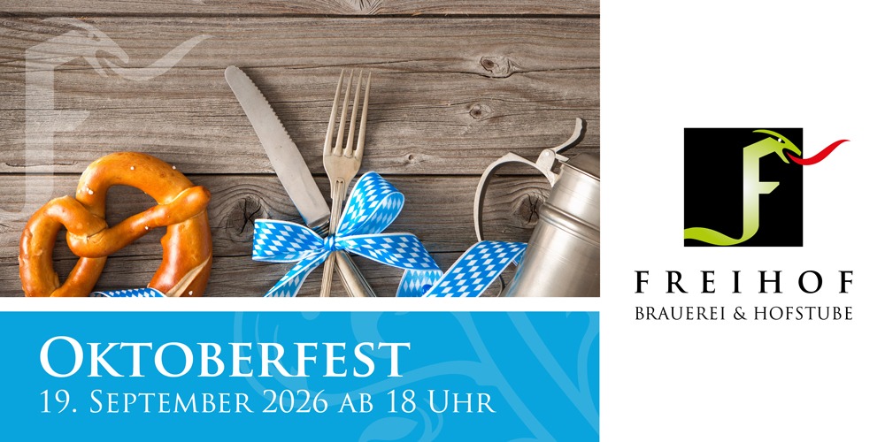 FREIHOF Oktoberfest 2026 ab 19. September