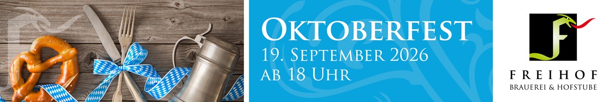 FREIHOF Oktoberfest 2026 ab 19. September
