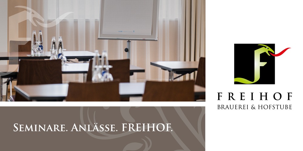 FREIHOF Gossau - perfekt für Ihre Anlässe!