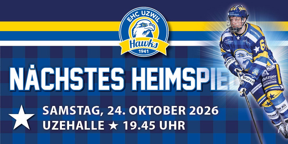 EHC Uzwil Hawks Saison 2026/27